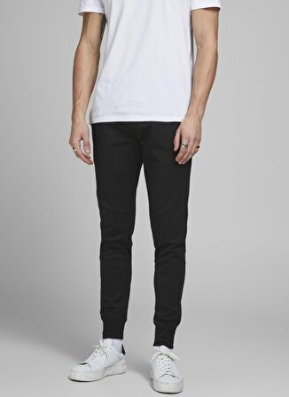 Jack & Jones Slim Fit Siyah Erkek Eşofman Altı 12184970_JPSTWILL JJAIR SWEATPANTS