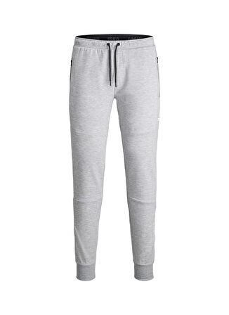 Jack & Jones Slim Fit Açık Gri Erkek Eşofman Altı 12184970_JPSTWILL JJAIR SWEATPANTS