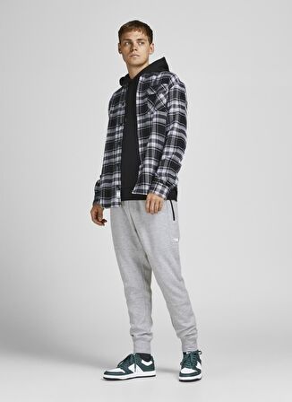 Jack & Jones Slim Fit Açık Gri Erkek Eşofman Altı 12184970_JPSTWILL JJAIR SWEATPANTS