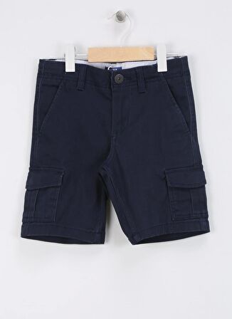 Jack & Jones Normal Bel Normal Lacivert Erkek Şort JPSTJOE JJCARGO SHORTS JNR