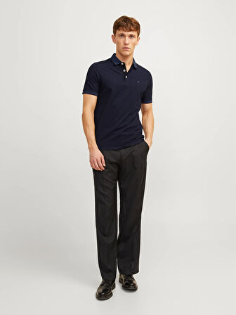 Erkek JJEPAULOS POLO SS NOOS POLO T-Shirt-Koyu Lacivert | L
