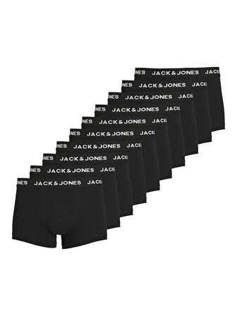 Jack Jones Solıd 10 Lu Paket Erkek Boxer 12189937