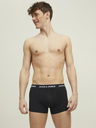Jack Jones Solıd 10 Lu Paket Erkek Boxer 12189937