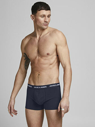 Jack Jones Solıd 10 Lu Paket Erkek Boxer 12189937