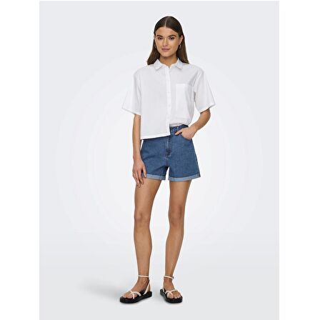 Only Onlvega Hw Denim Kadın Jean Şort