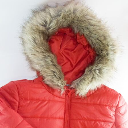 Only Kadın Mont Onldogukan Hood Fur Padded 15231669-GOJ