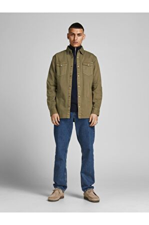 Jack Jones Esherıdan Erkek Jean Gömlek 12138115