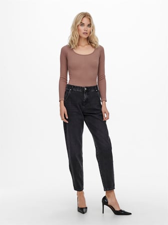 ONLTROY HW CARROT ANK DNM DOT610 NOOS Kadın Siyah Jean - 15236962