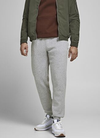 Jack & Jones Regular Fit Açık Gri Erkek Eşofman Altı 12195726_JPSTGORDON JJSTAR SWEAT PA