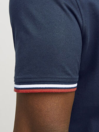JACK JONES Erkek Lacivert Polo Tişört 12143859