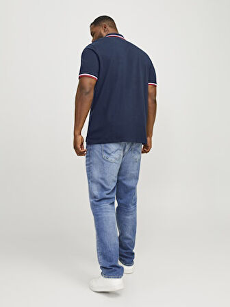JACK JONES Erkek Lacivert Polo Tişört 12143859