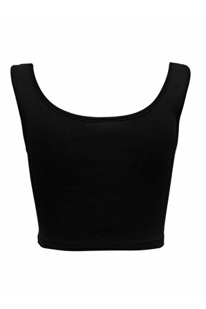 Only Kadın Beyaz Siyah Onlkıra Crop Top 15240303