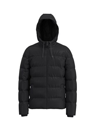 Only & Sons Siyah Erkek Mont ONSMELVIN LIFE HOOD PUFFER JACKET