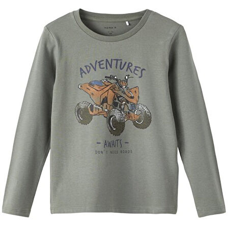 Name it Erkek Çocuk Yeşil Uzun Kollu T-Shirt