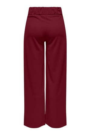 Jdy Jdygeggo Regular Fit Normal Bel Geniş Paça Pantolon Kadın PANTOLON 15208430 VİŞNE