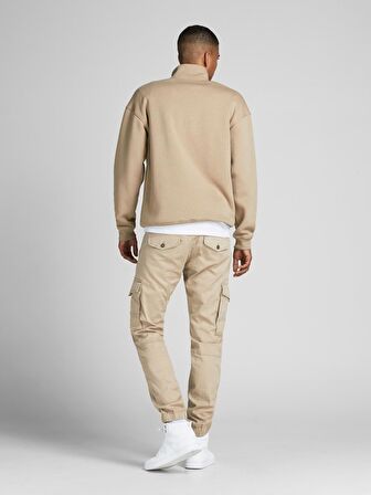 Jack&Jones Slim Fit Bej Erkek Kargo Pantolon 12193754