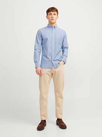 JPRBROOK OXFORD SHIRT L/S ERKEK GÖMLEK