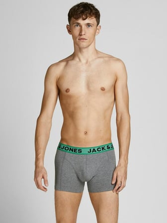 Jack Jones Ian Solıd 3 Lü Paket Erkek Boxer 12198233