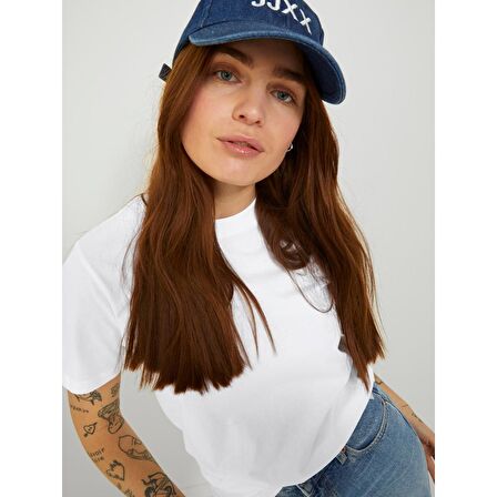 JJXX Standart Kalıp Beyaz Kadın T-Shirt 122001822