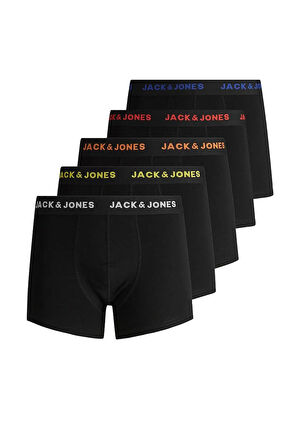 Jack & Jones Erkek Jacblack 5'li Boxer 12167028 Black