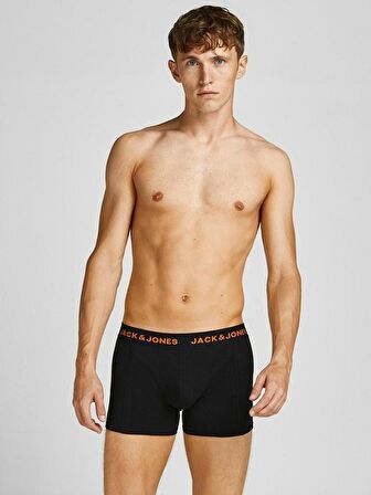 Jack Jones Black 5 Li Paket Erkek Boxer 12167028