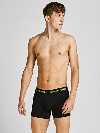 Jack Jones Black 5 Li Paket Erkek Boxer 12167028