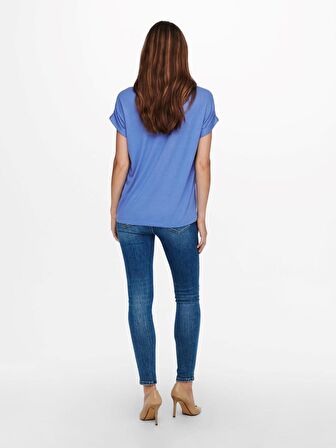ONLMOSTER S/S O-NECK TOP NOOS JRS mavi