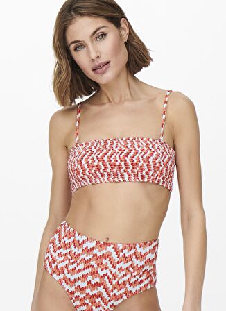 Only Somon Kadın Bikini Üst ONLAMALIE SMOCKLIKE BIKINI TOP