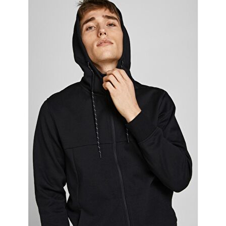 Jack&Jones Kapüşonlu Fermuarlı Erkek Sweatshirt