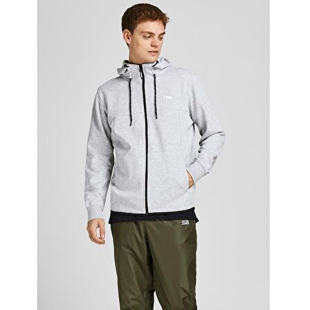 Jack&Jones Kapüşonlu Fermuarlı Erkek Sweatshirt