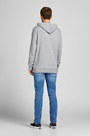 Jack & Jones Erkek Sweatshirt Jjeshark Sweat Hood - 12205081