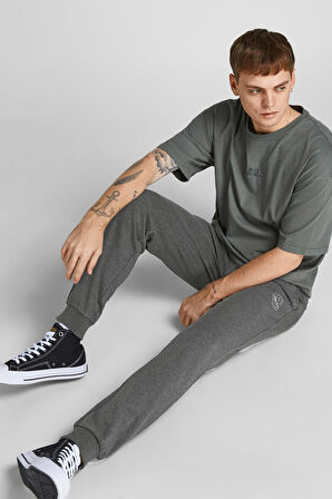 JPSTGORDON JJSHARK SWEAT Gri Erkek Eşofman Altı