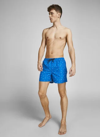 Jack & Jones Mavi Erkek Şort Mayo 12206071_JPSTCRETE JJSWIM AKM
