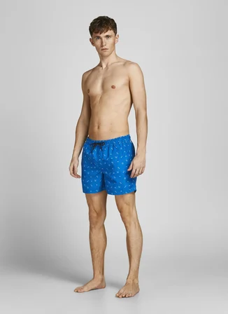 Jack & Jones Mavi Erkek Şort Mayo 12206071_JPSTCRETE JJSWIM AKM