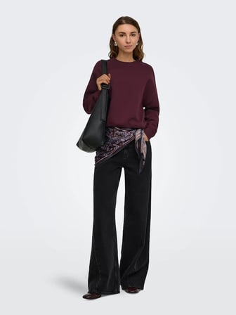 Only Sweat Lıfe Loose Fit kadın Sweat 15243380