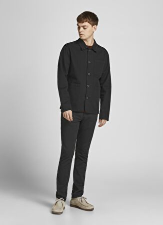 Jack & Jones Düşük Bel Slim Fit Siyah Erkek Denim Pantolon 12201530_JPSTGLENN JJORIGINAL AKM
