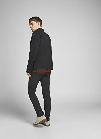 Jack & Jones Düşük Bel Slim Fit Siyah Erkek Denim Pantolon 12201530_JPSTGLENN JJORIGINAL AKM