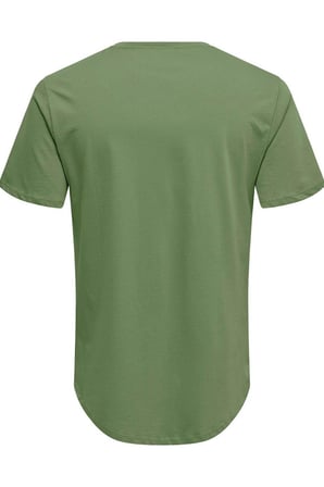 Only & Sons Longy Tee Noos Oil Green - 22002973