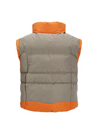 JJXX Turuncu Kadın Düz Şişme Yelek   JXRUBY NOTE PUFFER VEST SN