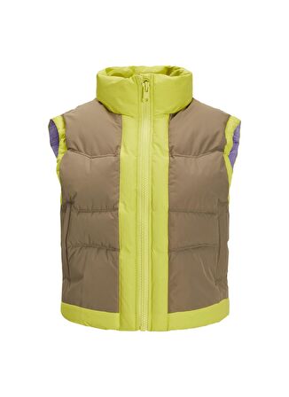 JJXX Sarı Kadın Düz Şişme Yelek   JXRUBY NOTE PUFFER VEST SN