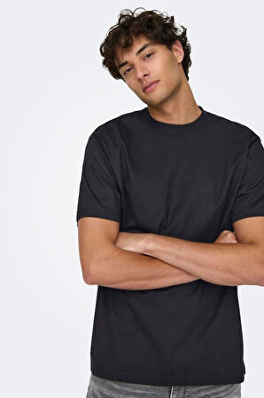 ONSFRED LIFE RLX SS TEE NOOS SİYAH