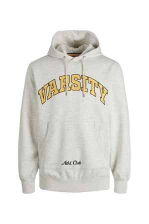 Jack & Jones Erkek Kolej Kapüşonlu Sweatshirt - 12207368