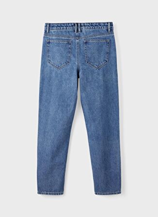 Lmtd Mavi Erkek Çocuk Boru Paça Uzun Düz Denim Pantolon NLMNIZZA DNM DAD PANT NOOS