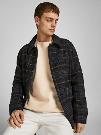 Jack&Jones Bisiklet Yaka Camel Erkek Sweatshirt 12208182