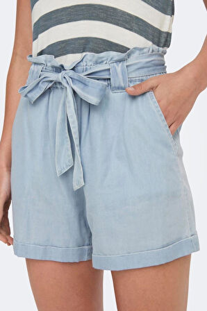 ONLBEA SMILLA HW PB LOOSE DNM SHORTS 