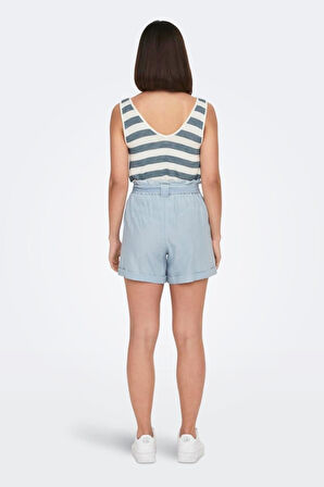 ONLBEA SMILLA HW PB LOOSE DNM SHORTS 