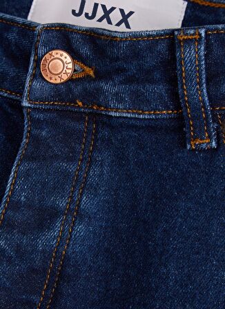 JJXX   Koyu Mavi Kadın Denim Pantolon JXSEOUL STRAIGHT MW CC3001 NOOS