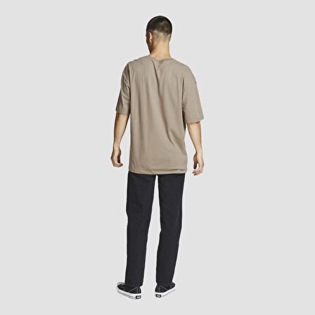 Jack & Jones Bisiklet Yaka Baskılı Kahve Erkek T-Shirt 12185628_JORBRINK TEE SS CREW NECK