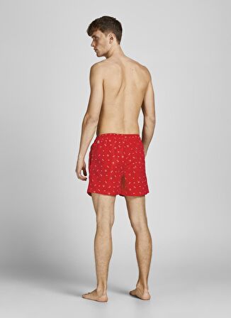 Jack & Jones Kırmızı Erkek Şort Mayo 12206071_JPSTCRETE JJSWIM AKM