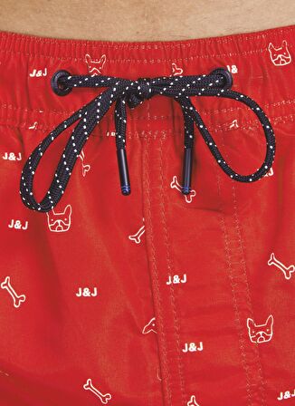 Jack & Jones Kırmızı Erkek Şort Mayo 12206071_JPSTCRETE JJSWIM AKM